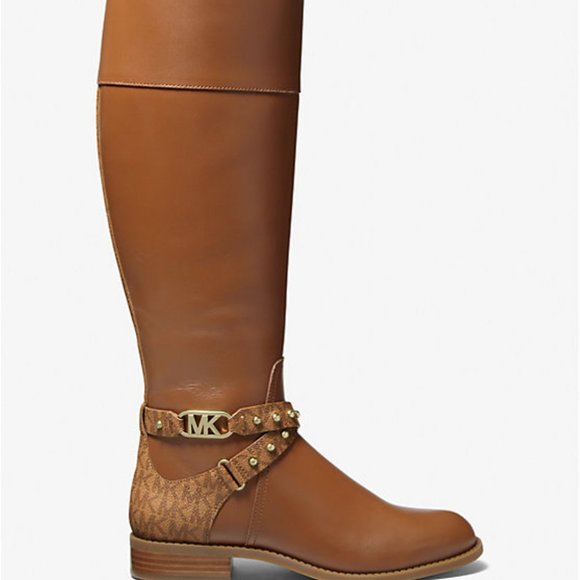 Michael Kors Kincaid Signature Knee Boots Women's 7.5 - Picture 2 of 4